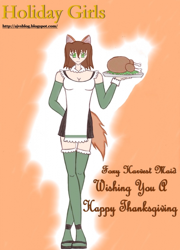 Thanksgiving Foxy Harvest Maid