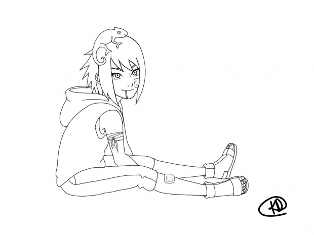 Riku and Milo: Lineart