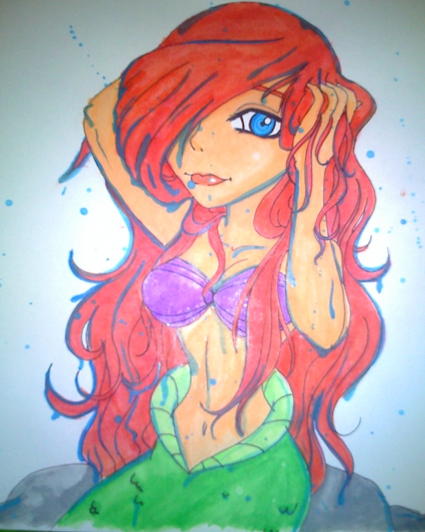 ariel watercoloor