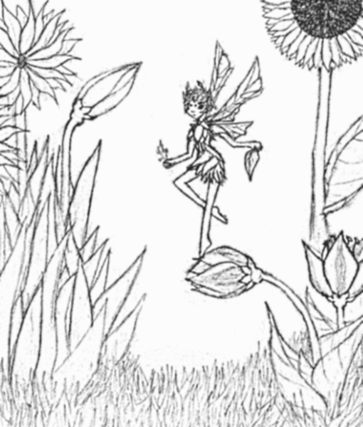 fairy on a flower