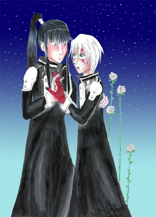 Allen and Kanda's starry night
