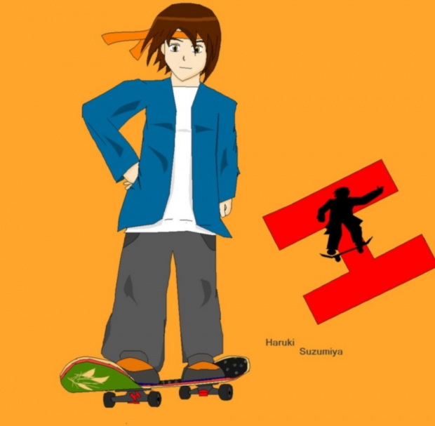 Haruki Suzumiya Skater.