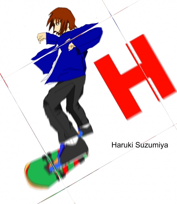 Haruki Suzumiya. Kixflip