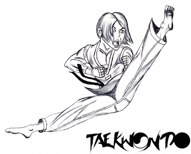 Taekwondo Kim Kaphwan Uncolored