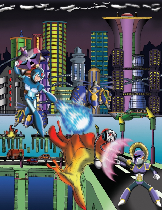 Megaman X tribute Art