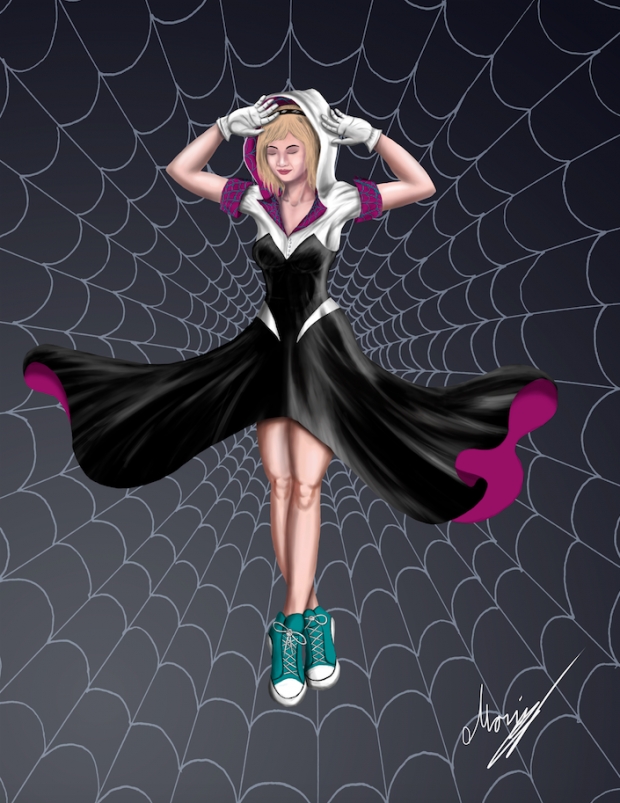 Hendo's Spider-Gwen Cosplay Dress