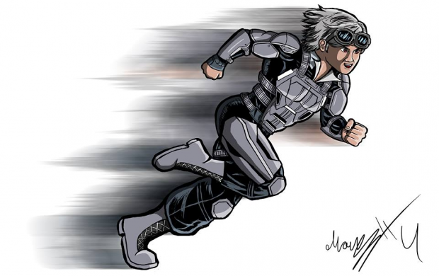 Evan Peters as Peter Maximoff / Quicksilver Clip art