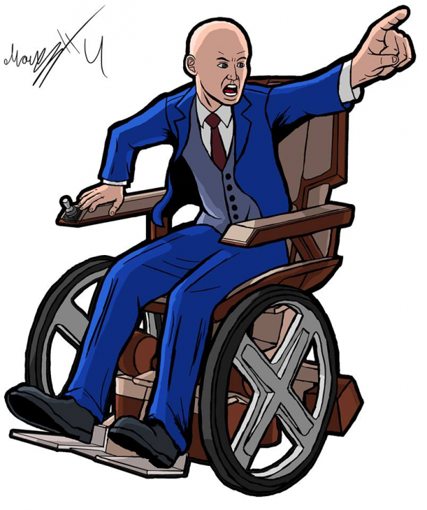 James McAvoy as Charles Xavier / Professor X Clip Art