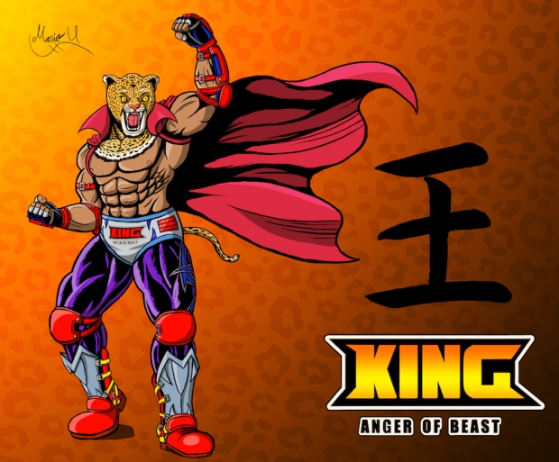 Tekken King Kanji Colored