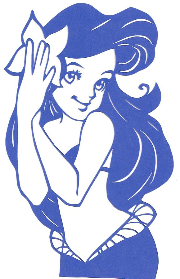 Loishs Ariel As A Papercut