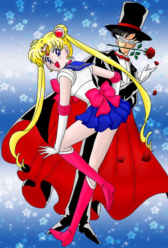 Sailor Moon And Mask Collab