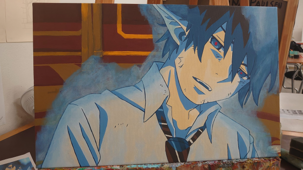 Rin From Blue Exorcist - Painting
