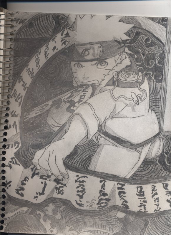 Naruto-Using a Scroll-