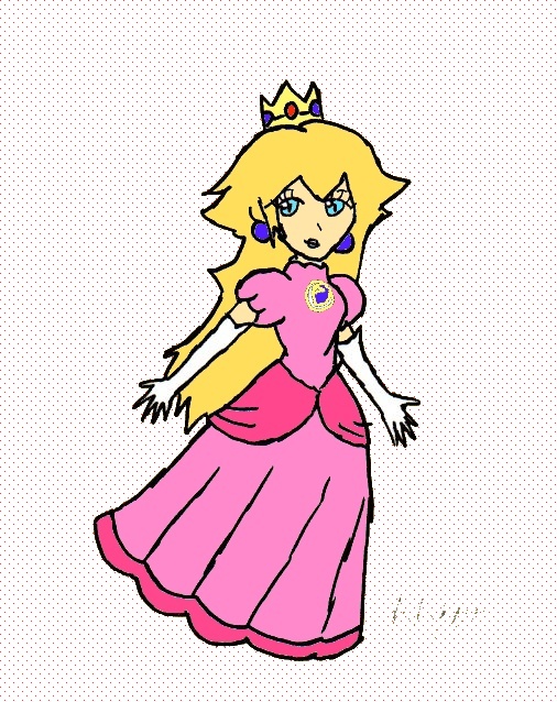 Princess Peach (Colored)