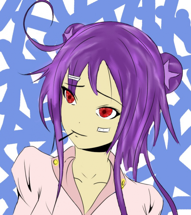 Purple Haired Fighter