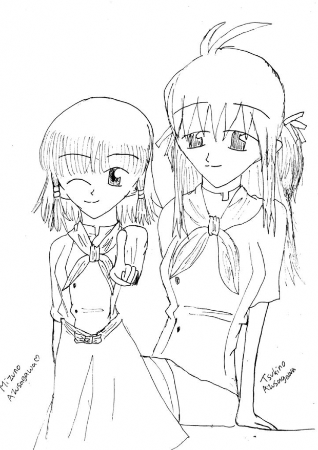 Mizuno and Tsukino