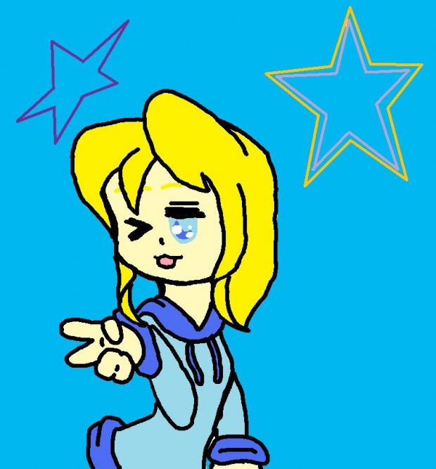 This is me in lucky star form!