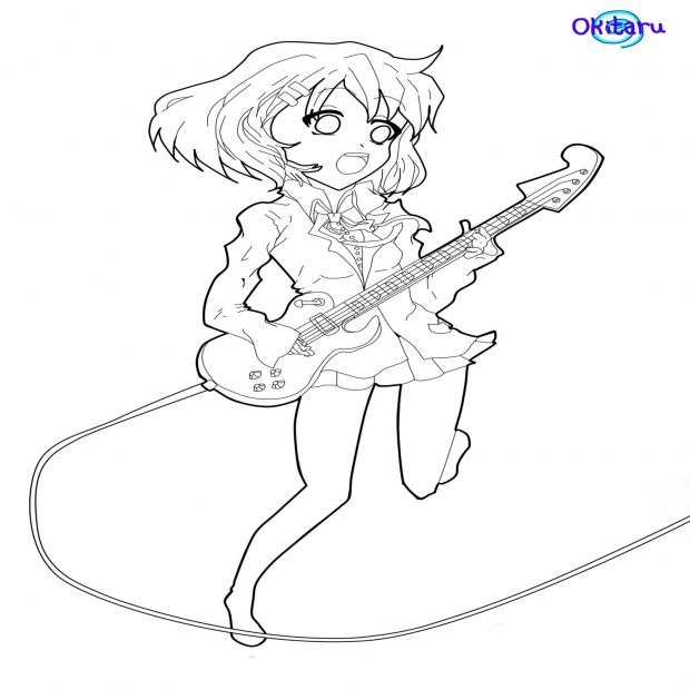 Yui Lineart, Color Me!!!!!!