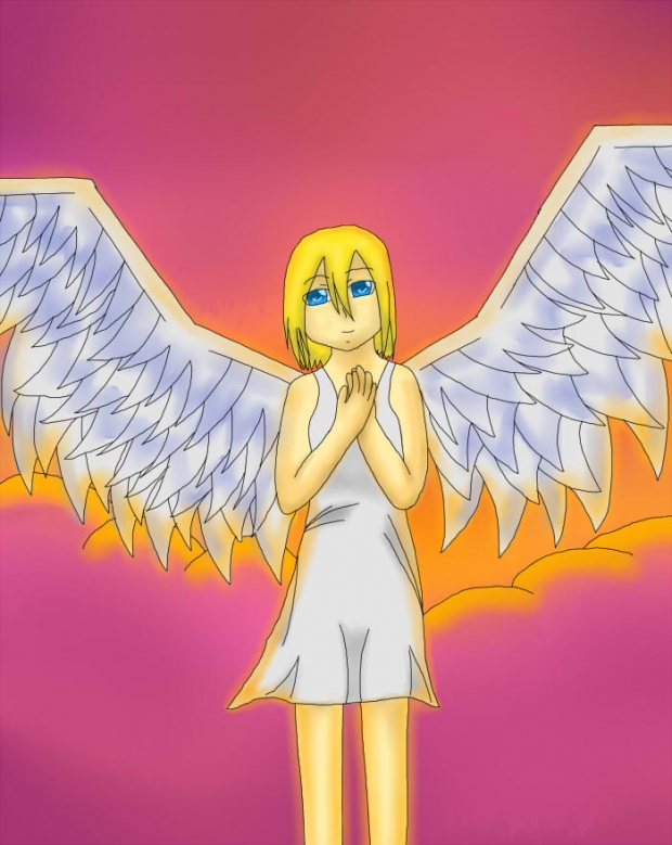 Sunset Angel [colored]