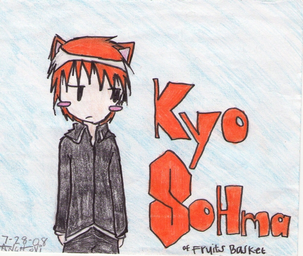 Kyo Sohma...colored