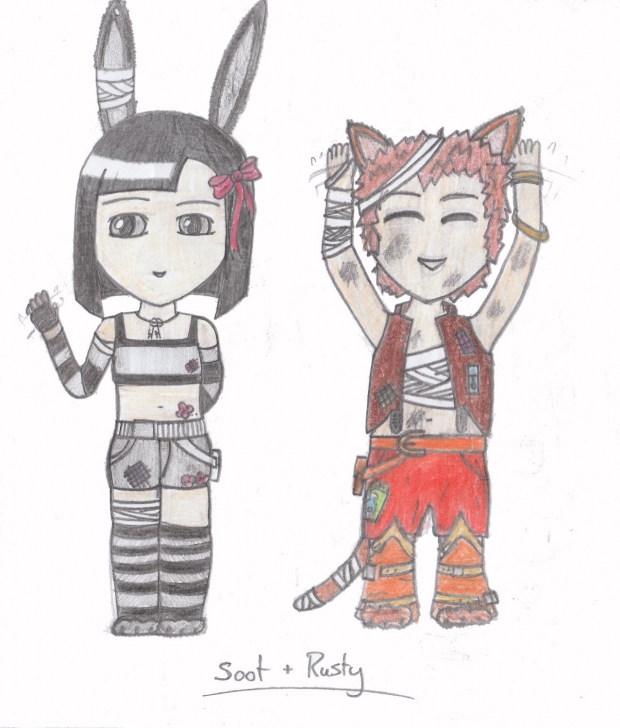 Rusty + Soot Chibis