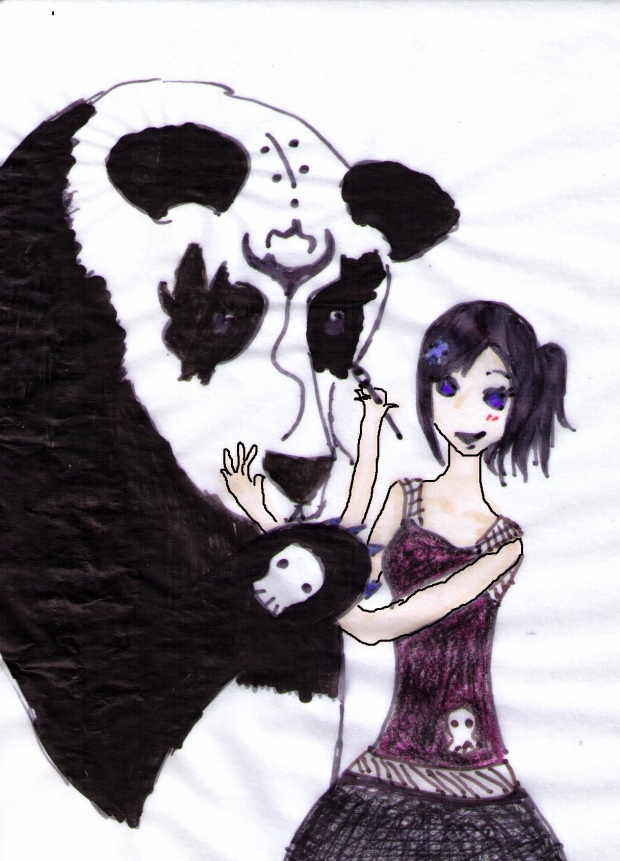 Painting on a Panda