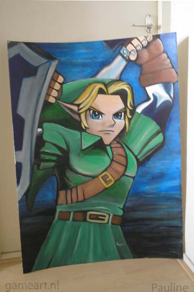 Big Painting of Link