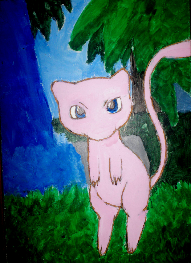 Mew in Forest