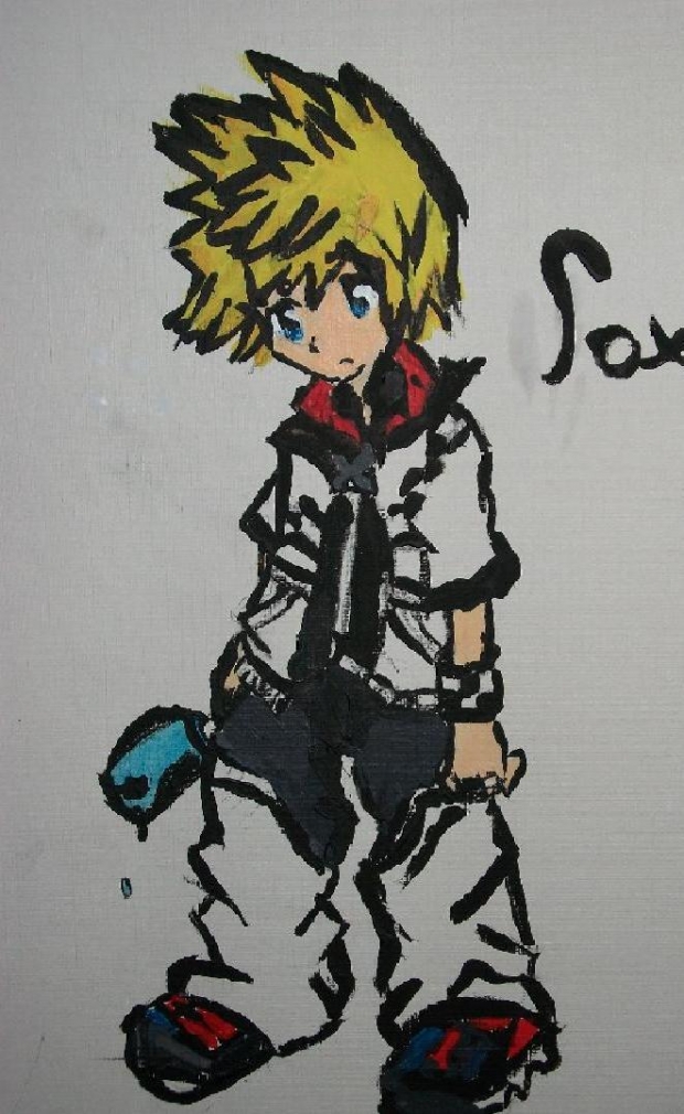 roxas painting!!!!
