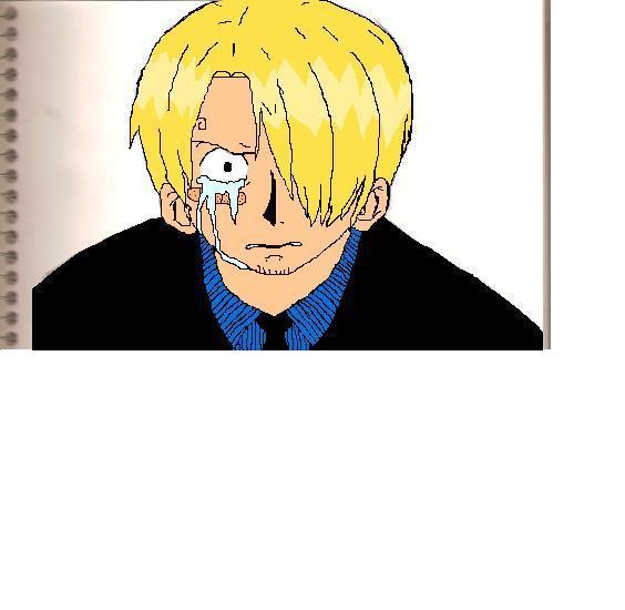 Sanji Cryin' (Colored)