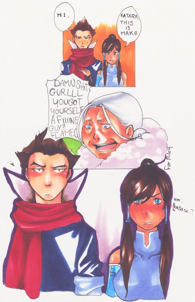 Katara meets Mako