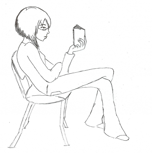 Sitting and Reading (oh yeah! how original?)