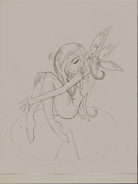 SCANNED water nymph