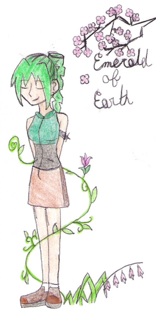 Emerald the Princess of Earth {colored}