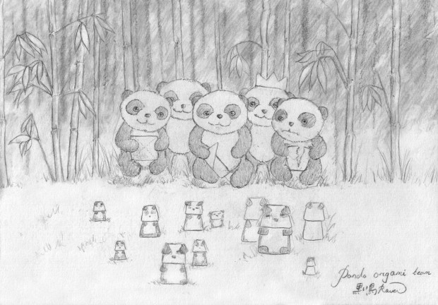Panda origami team