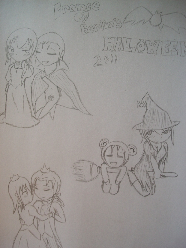France and Berlin's Halloween 2011