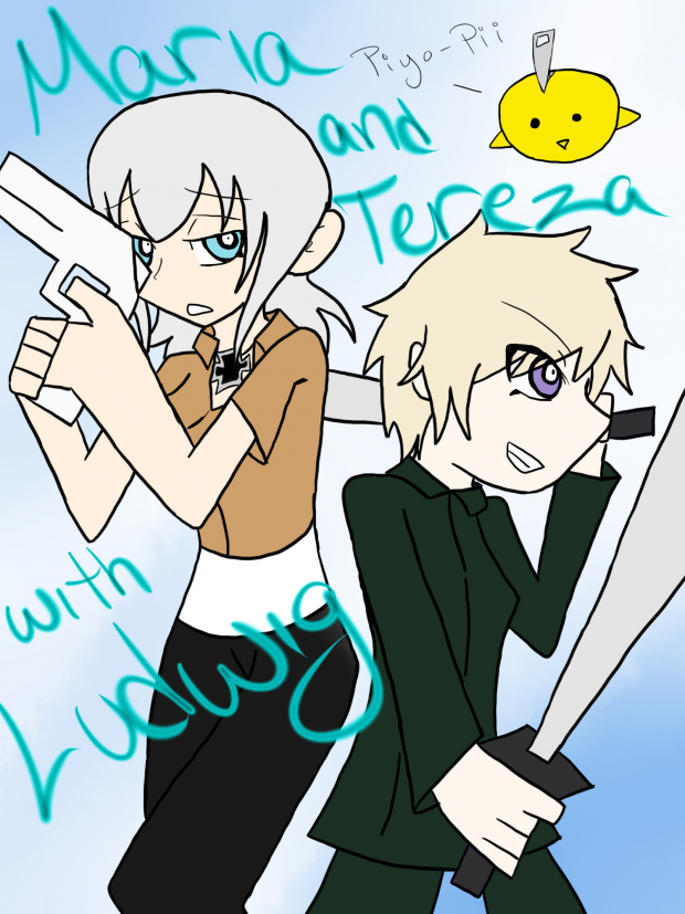 Maria and Tereza With Ludwig