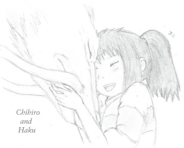 (Spirited Away) Chihiro and Haku