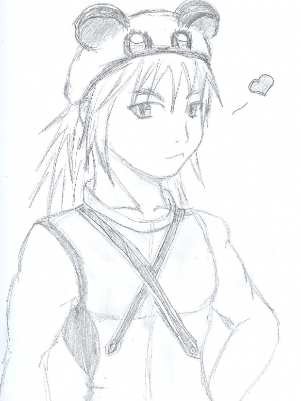 Riku w/ panda hat!