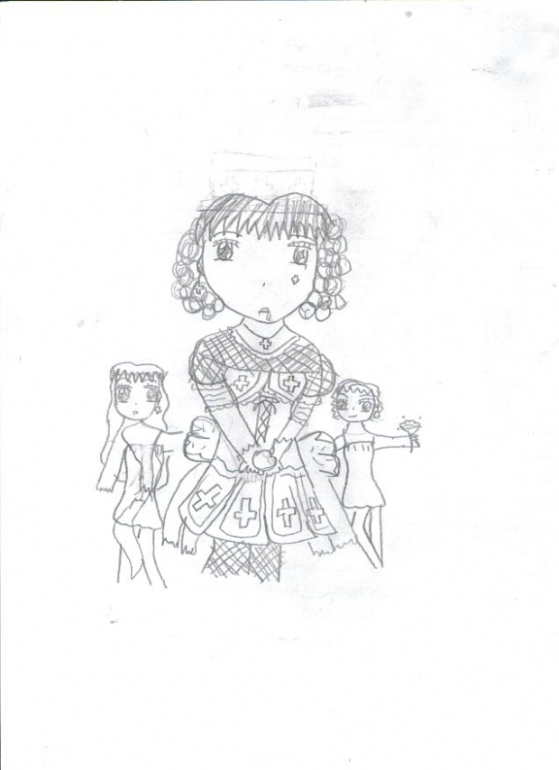 Goth Version of Renesmee, Rosalie Hale, and Alice Cullen