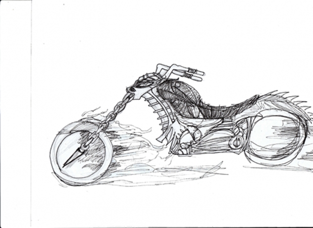 Ghost Rider MotorBike