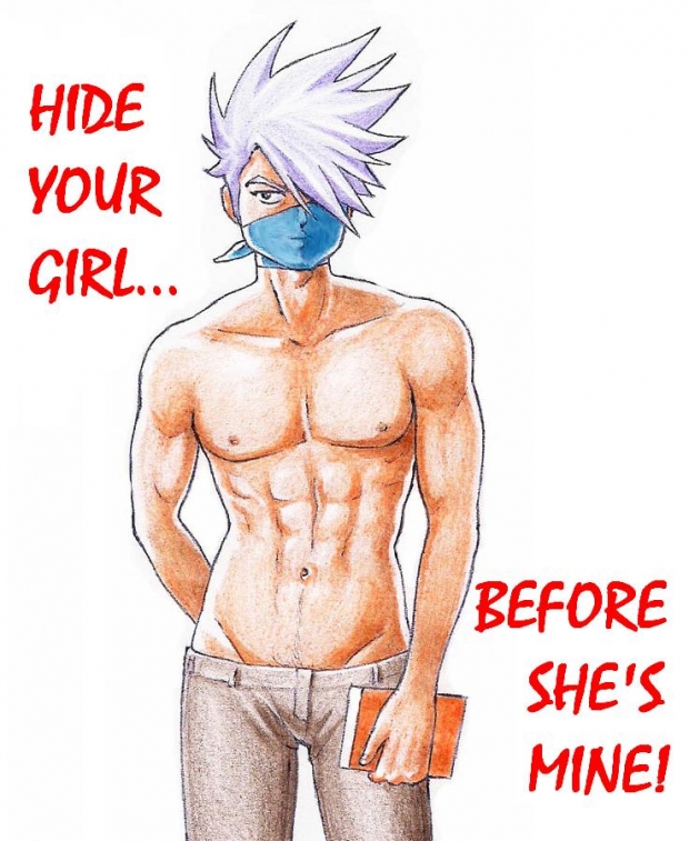 Kakashi Shirts Off