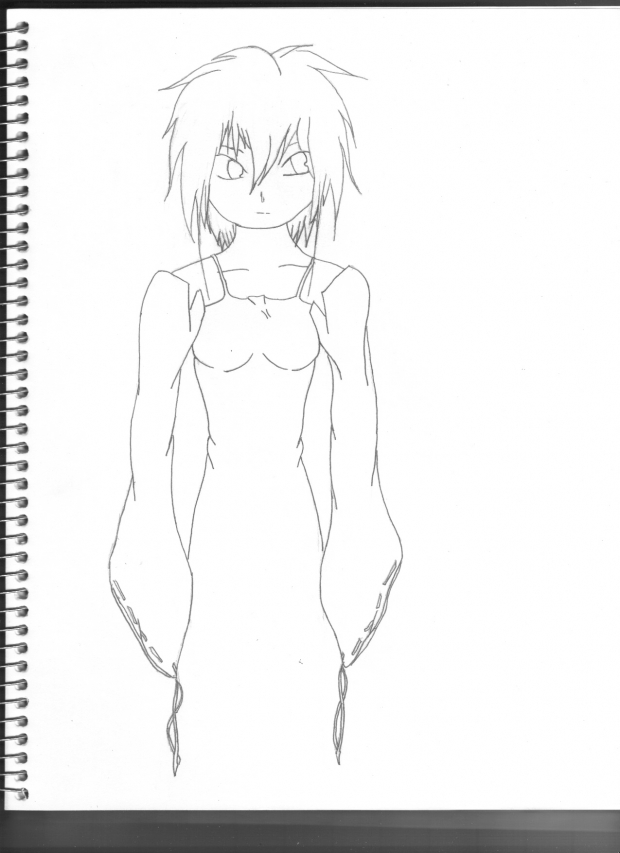 >.> my first OC (unfinished)