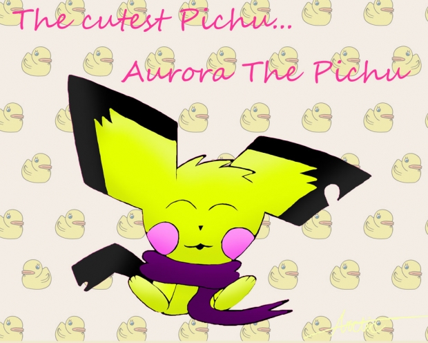 Aurora the Pichu IAM account background