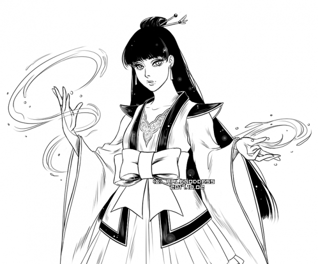 Inktober Day 2: Mana