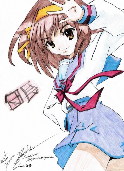 Haruhi-shaded And Done!