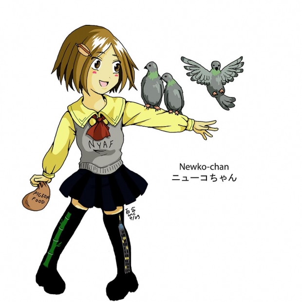 nyaf mascot entry - Newko-chan