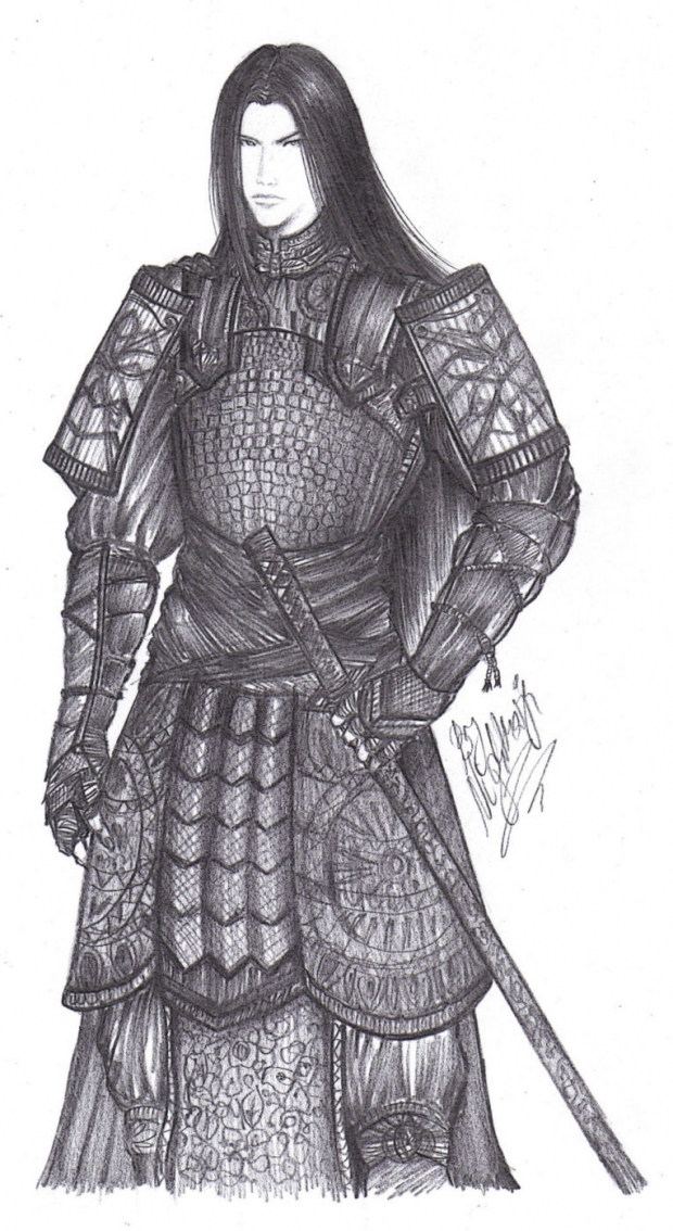 warrior (in armour)