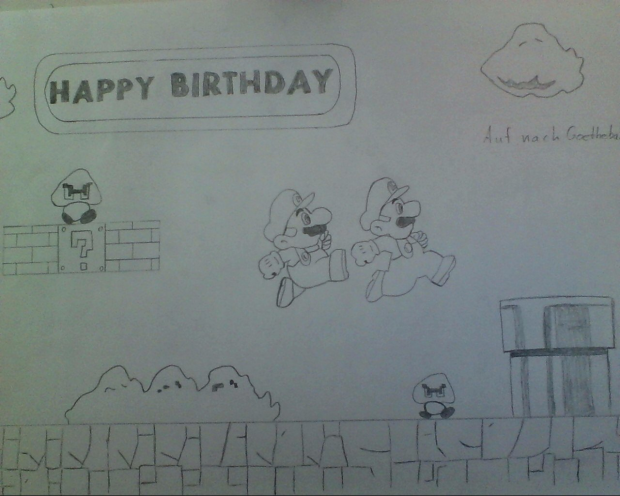 Super Mario Birthday Gift!