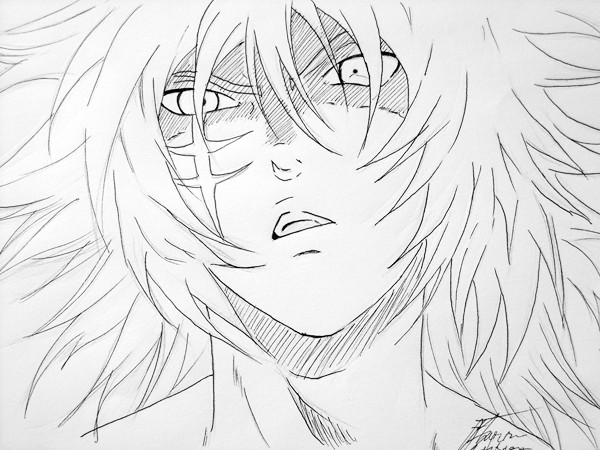 Bakura Akefia Line Art